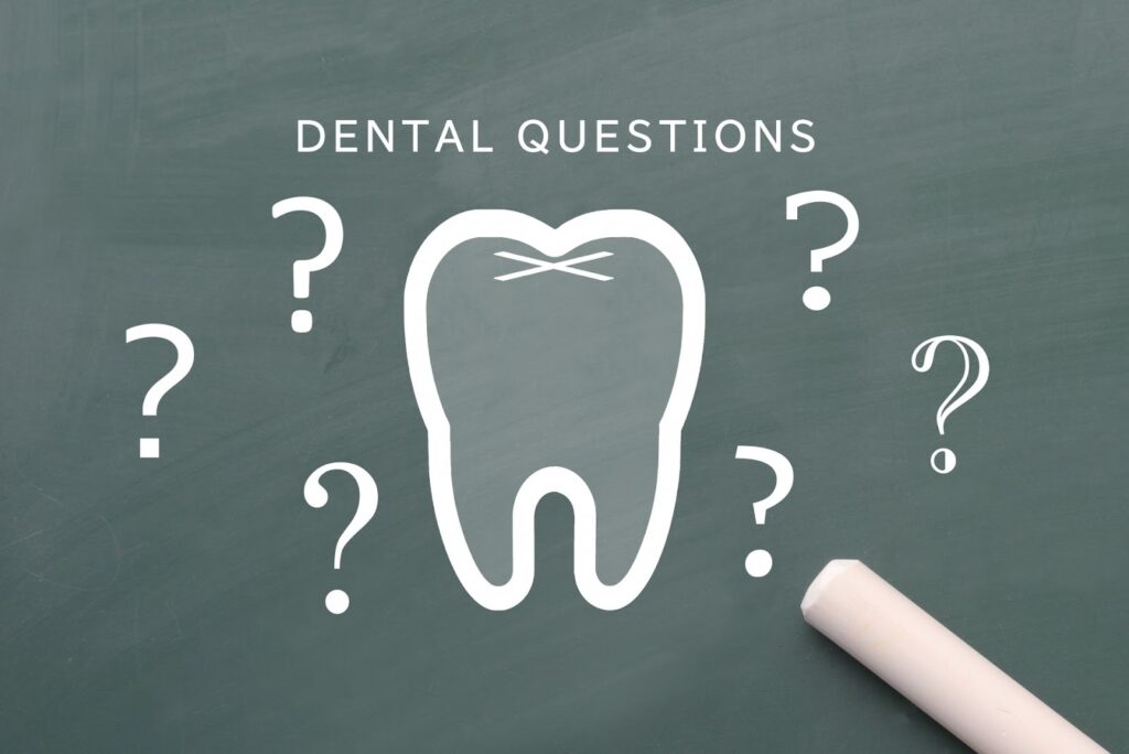 歯に関する質問をイメージするイラスト