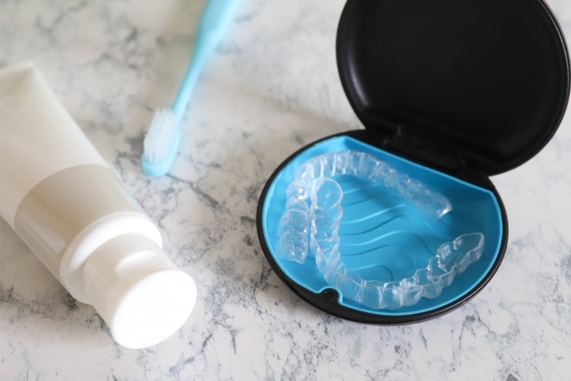 インビザライン装着中の口腔ケアのイメージ画像